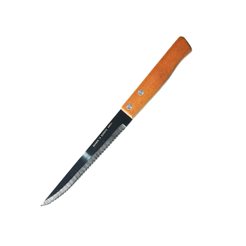 Cuchillo Mark´S Knife Para Mesa Mango Madera Sierra