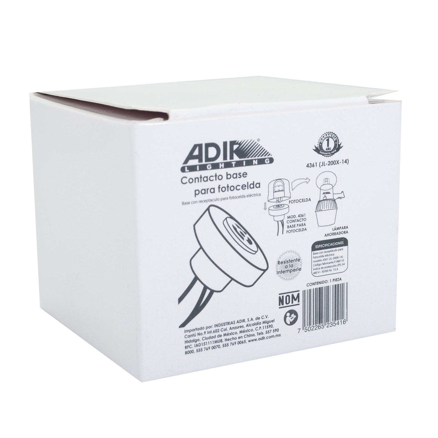 Base Adir Para Fotocelda