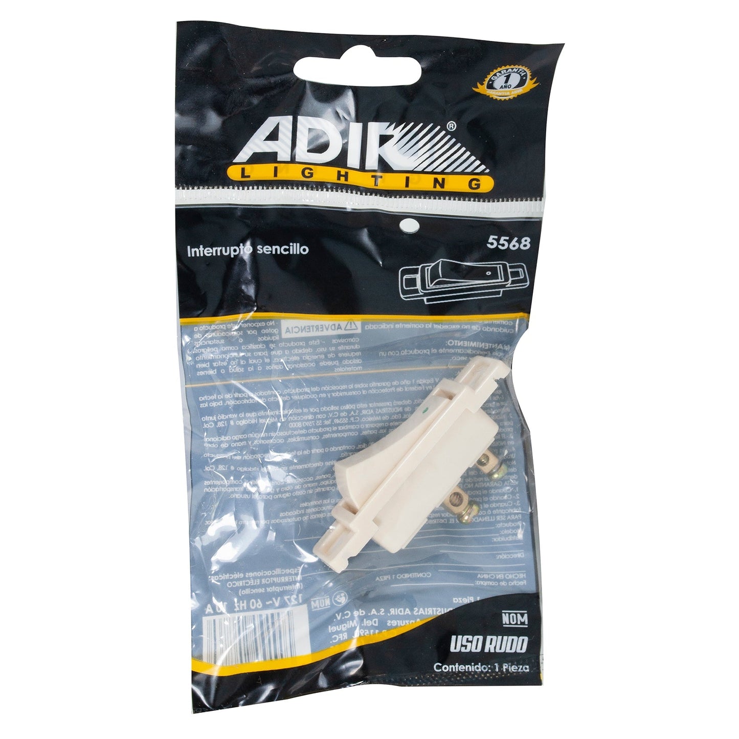 Apagador Adir Sencillo T/Q