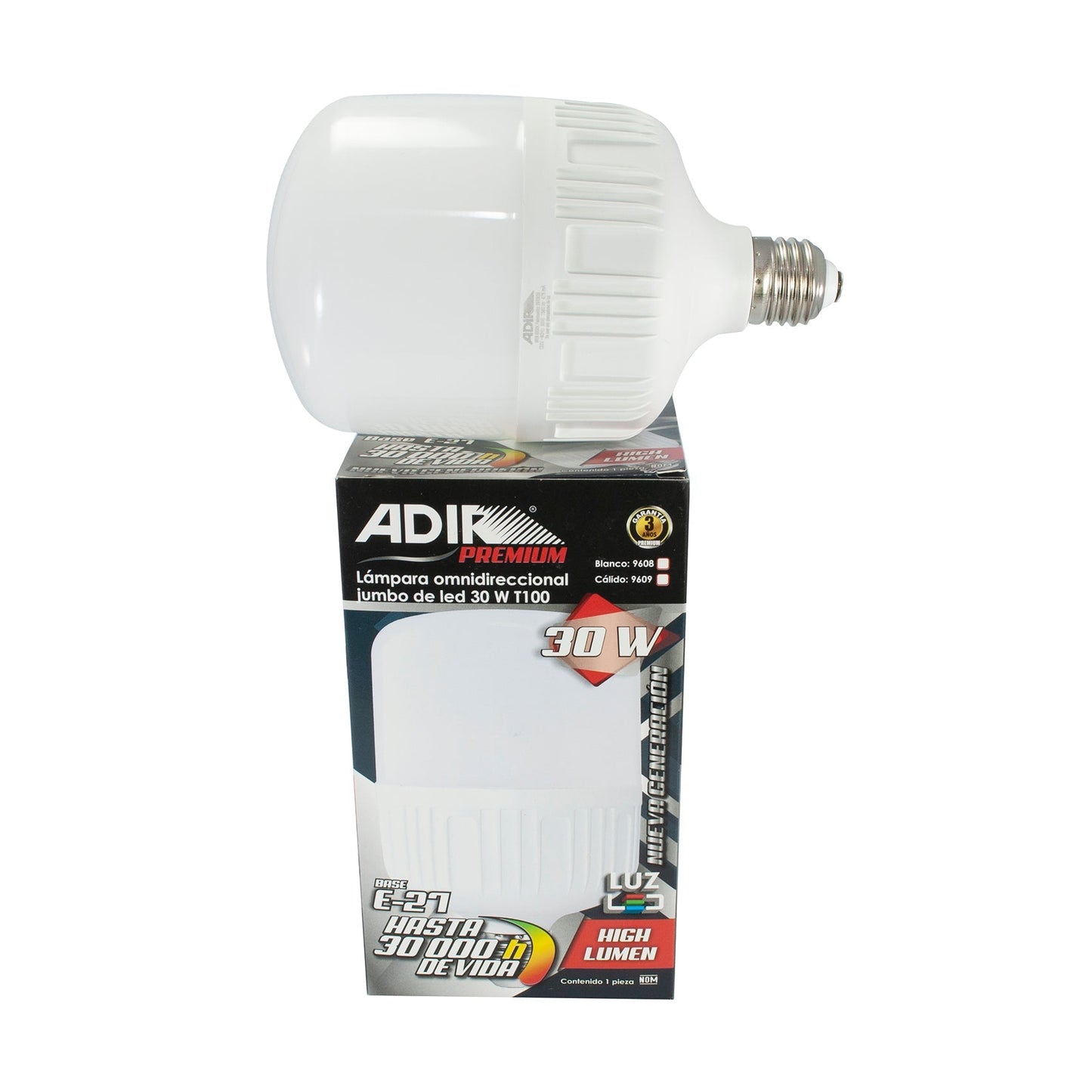 Foco Adir Bulbo Omnidireccional Led 30W