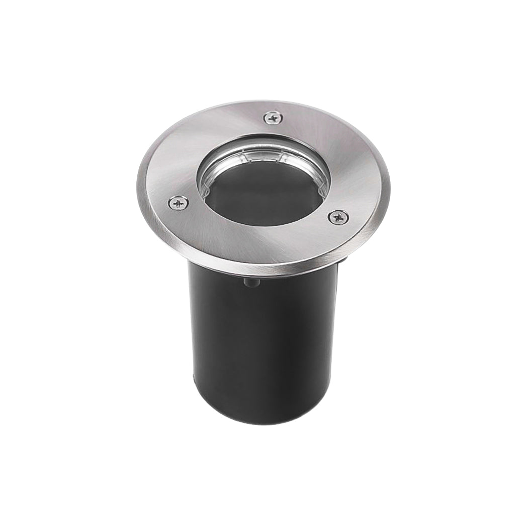 Empotrado Geopower para piso acero inoxidable sin foco