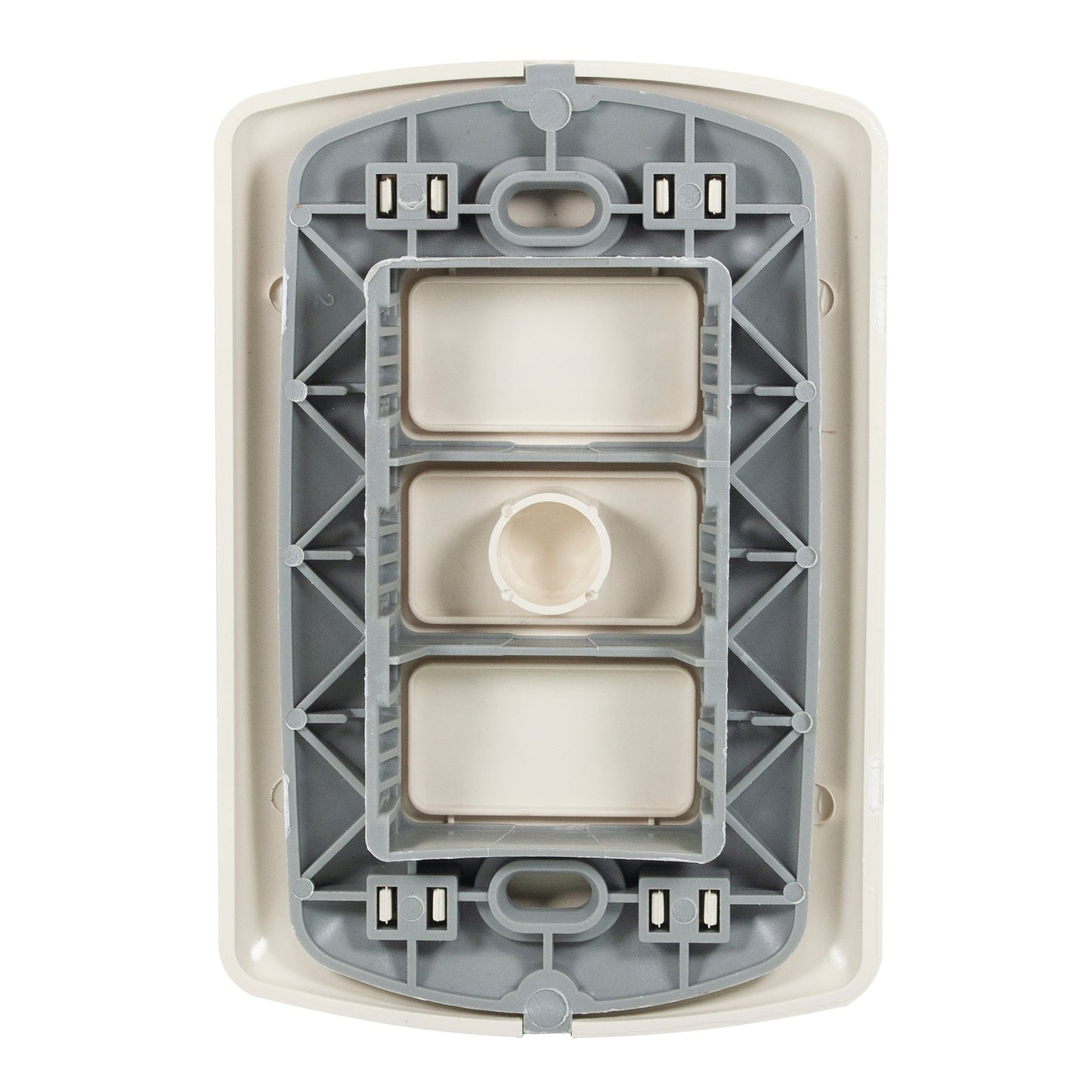 Placa Kley marfil tipo evolucion ciega