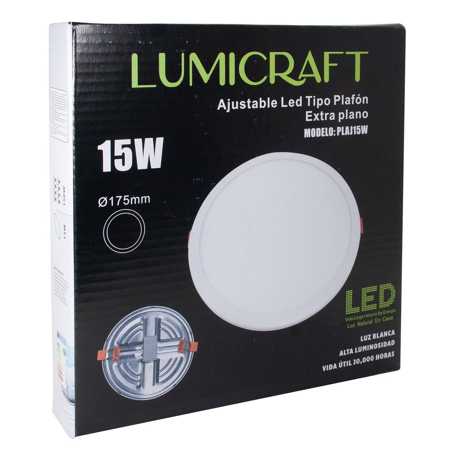 EMPOTRADO LUMICRAFT LED 15W AJUSTABLE
