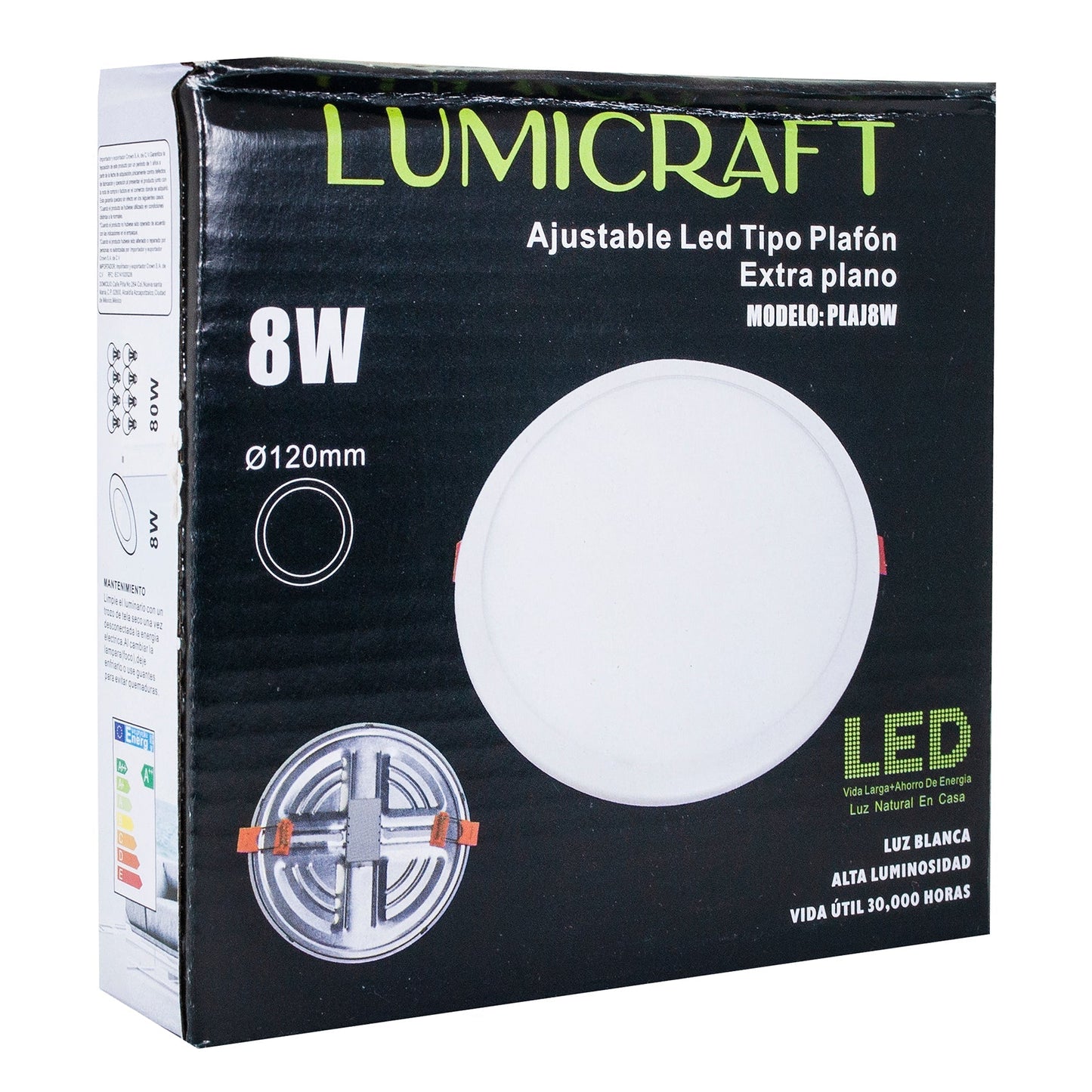 EMPOTRADO LUMICRAFT LED 8W AJUSTABLE