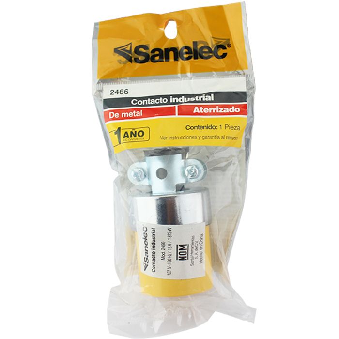Contacto Sanelec industrial metal aterrizado, granel