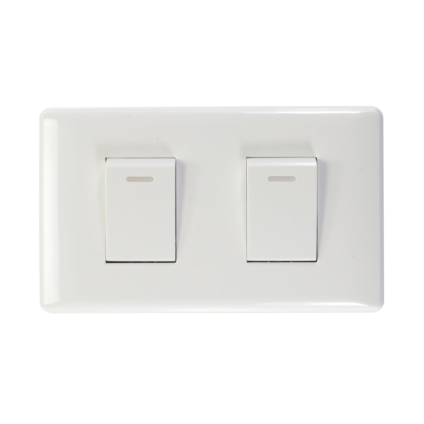 Placa Sanelec italia con apagador sencillo y escalera