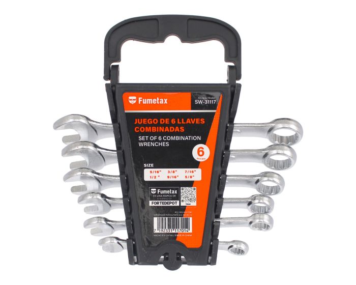 LLAVE COMBINADA FUMETAX 6PZ STD