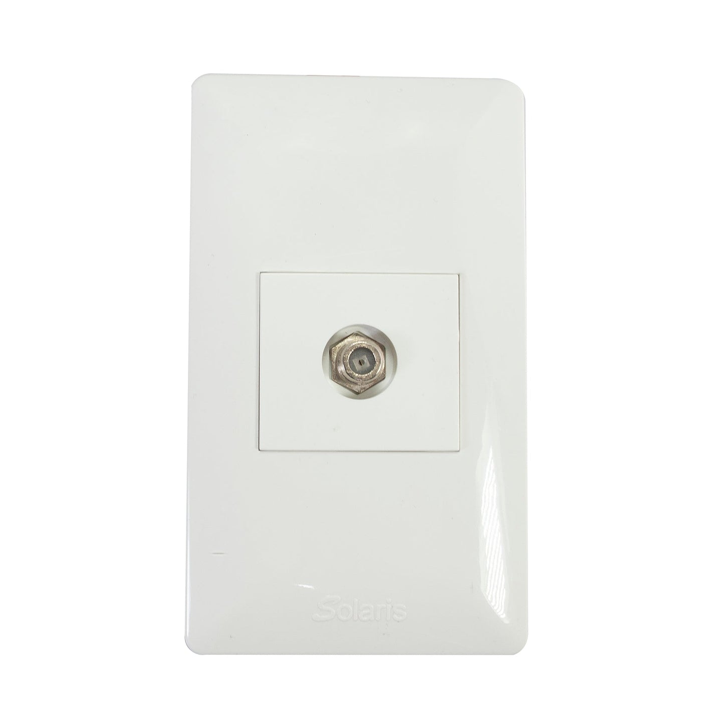 Placa Solaris ultra c/toma coaxial