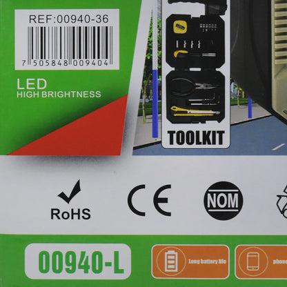 LINTERNA PINMARKT LED PETACA Y HERRAMIENTAS RECARGABLE