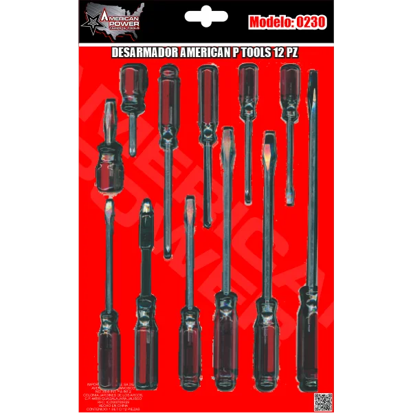 Desarmador American Power Lujo 12 Pz
