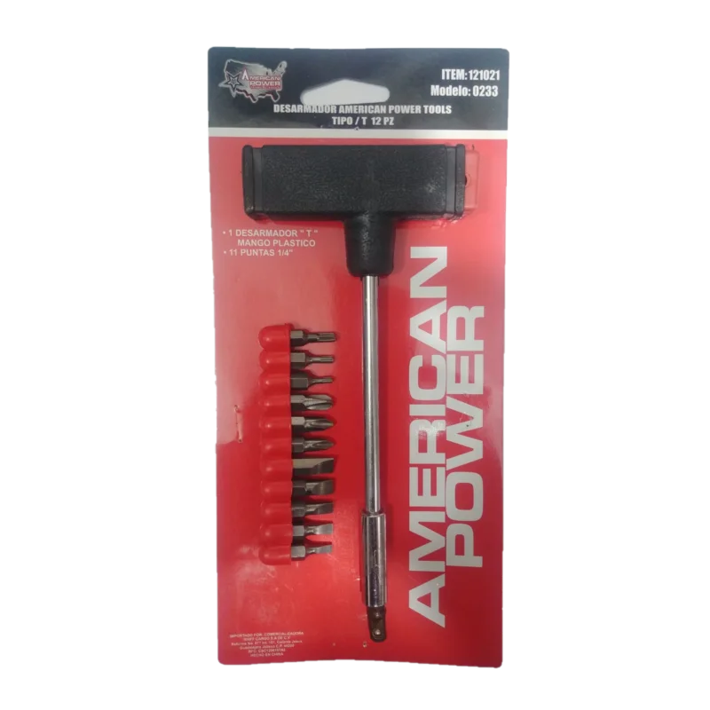 Desarmador American Power T/12 Pz Puntas