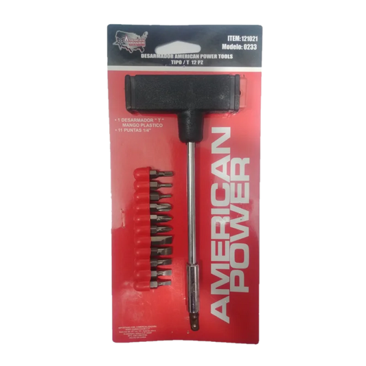 Desarmador American Power T/12 Pz Puntas