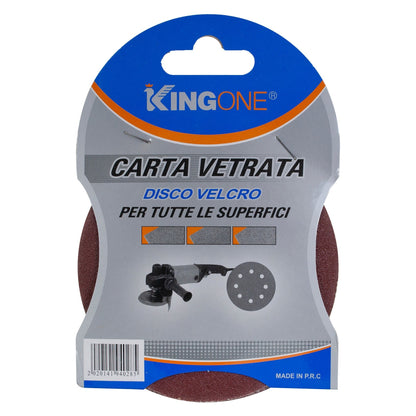 DISCO DE LIJA PINMARKT 4.5"" 5PZ P80"