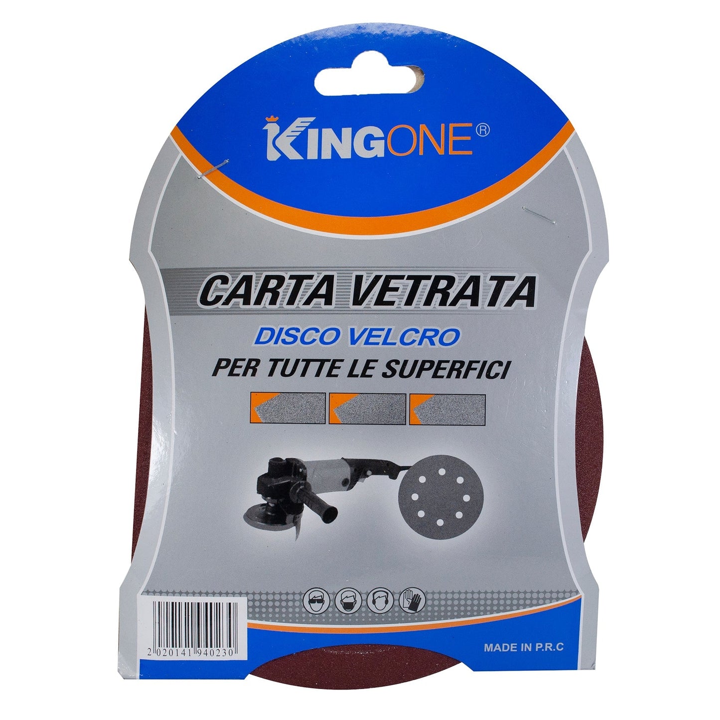 DISCO DE LIJA PINMARKT 7"" 5PZ P100"