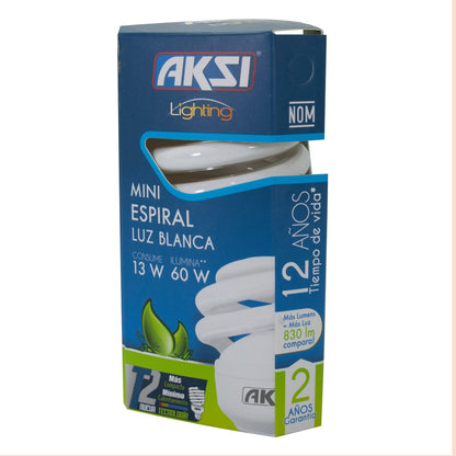 Foco Aksi Mini 13W Spiral