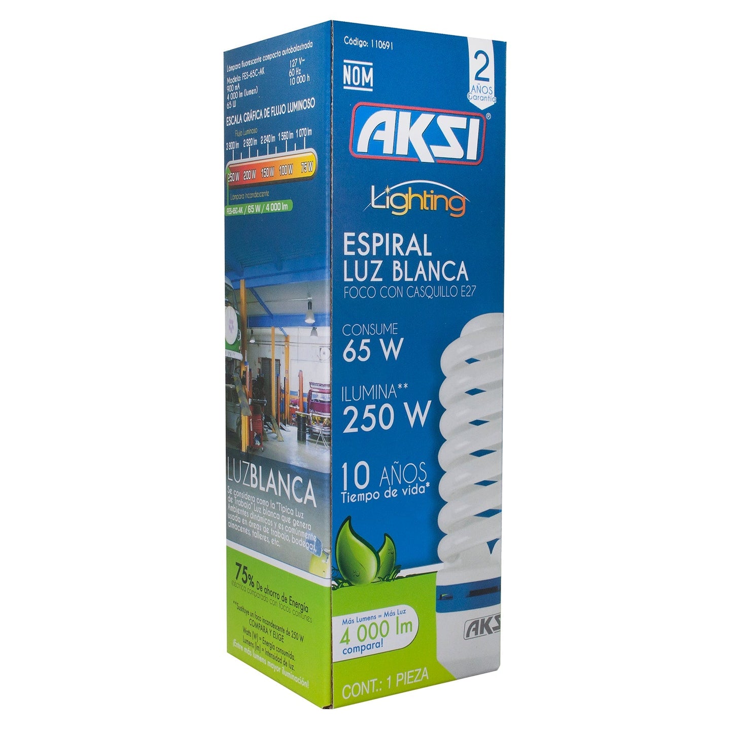 Foco Aksi   65W Ahorrador