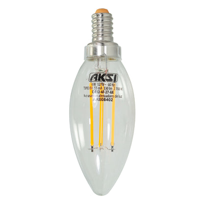 Foco Aksi Led 4W Vela E12 Calido