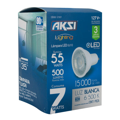 Foco Aksi Led 7W Gu10 Frio