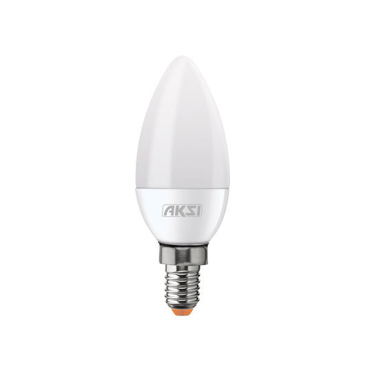 Foco Aksi Led Vela 5W Luz Calida E12