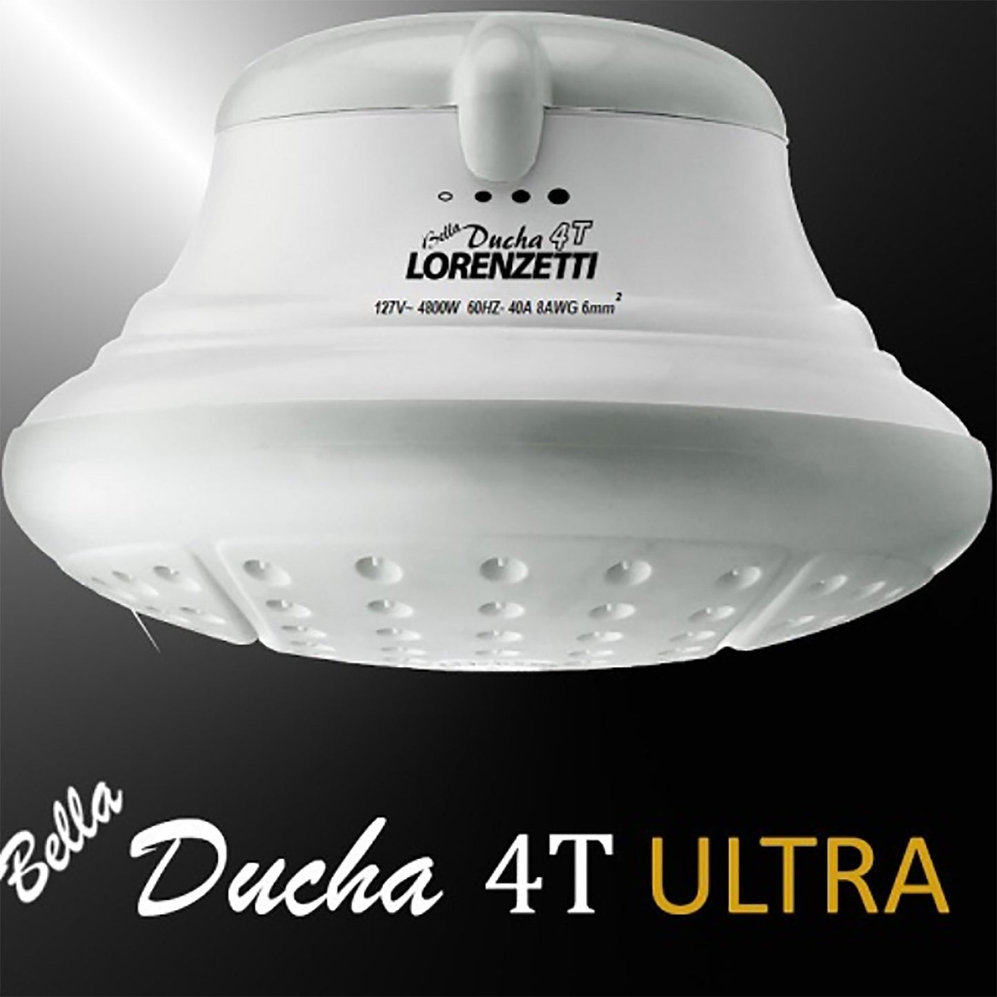 Regadera Lorenzetti 4t gris