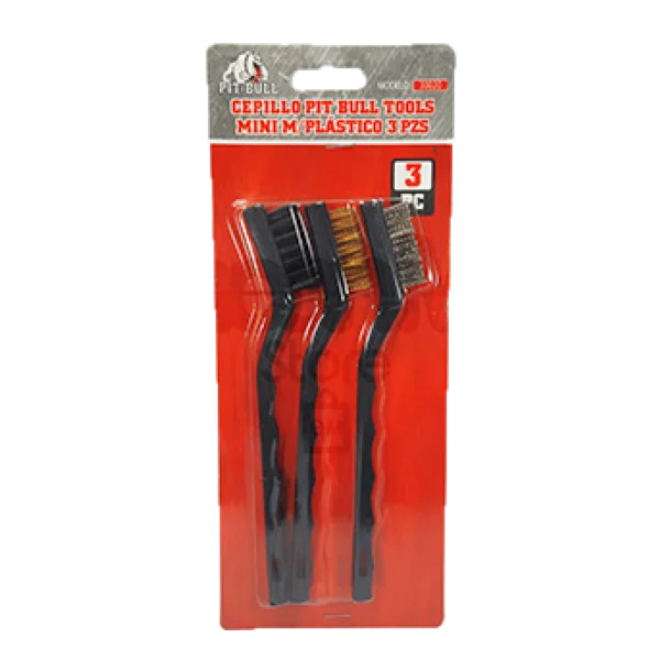 Cepillo Pit Bull Mini M/Plast 3Pz