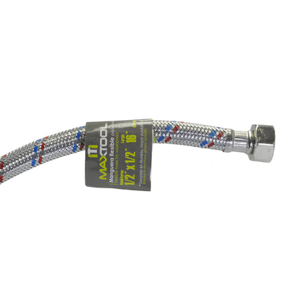 Manguera Aksi Flexible Lavabo 40Cms 1/2X1/2