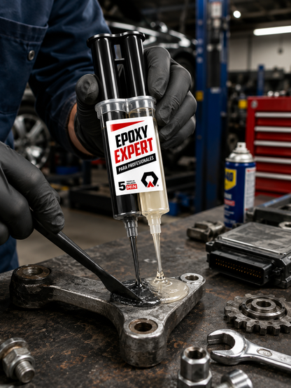 EPOXYCO ARA EXPERT JERINGA NEGRO 5 MINS