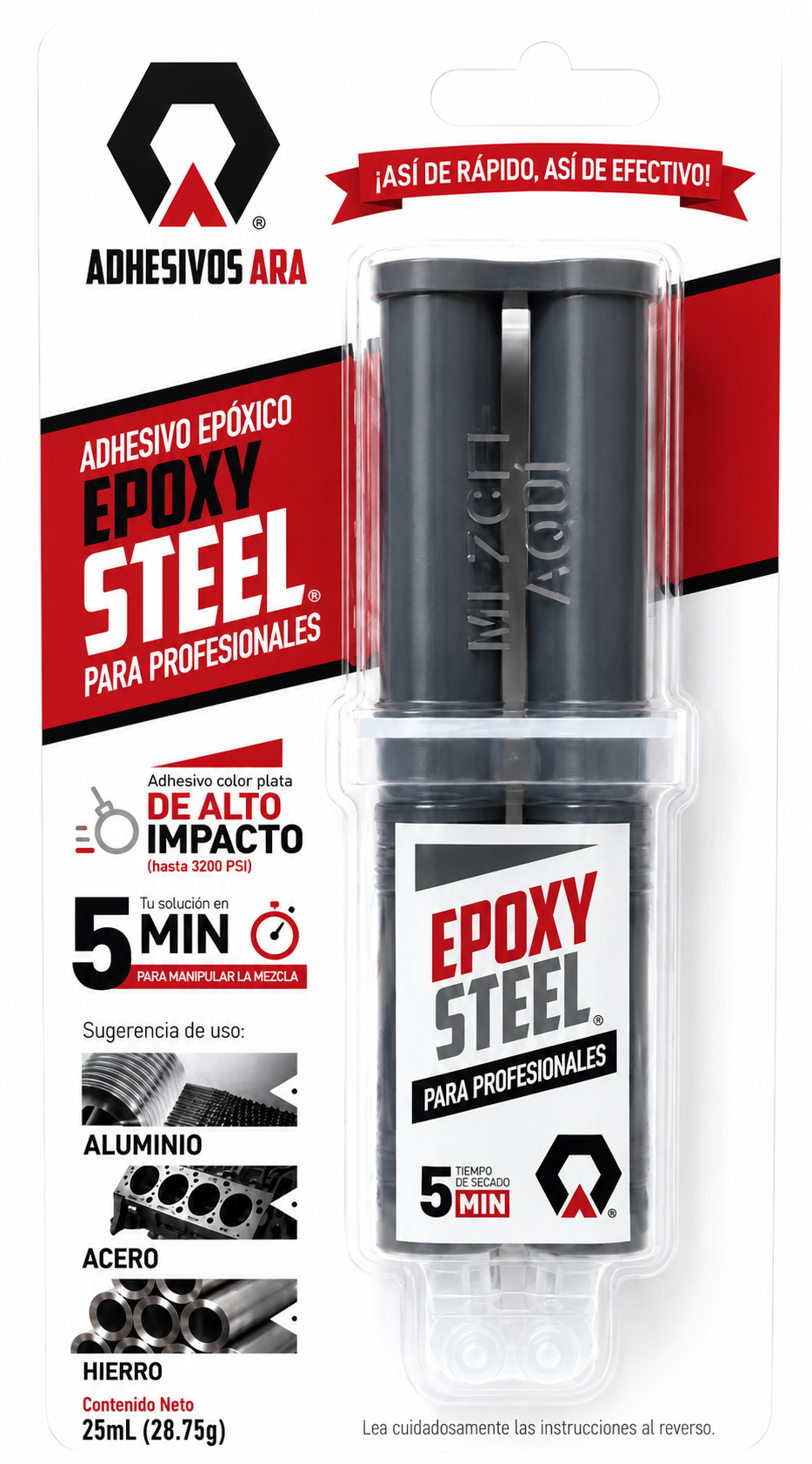 EPOXYCO ARA STEEL JERINGA    5 MINS