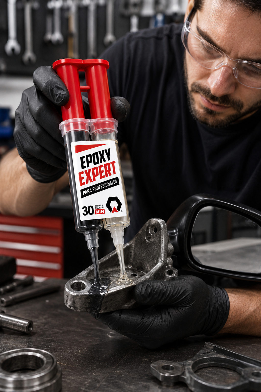 EPOXYCO ARA EXPERT JERINGA NEGRO 30 MINS