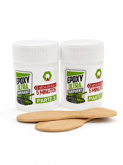 EPOXYCO ARA BOTE ULTRA TRANSPARENTE    5 MINS