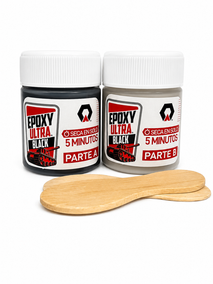 EPOXYCO ARA BOTE ULTRA BLACK    5 MINS