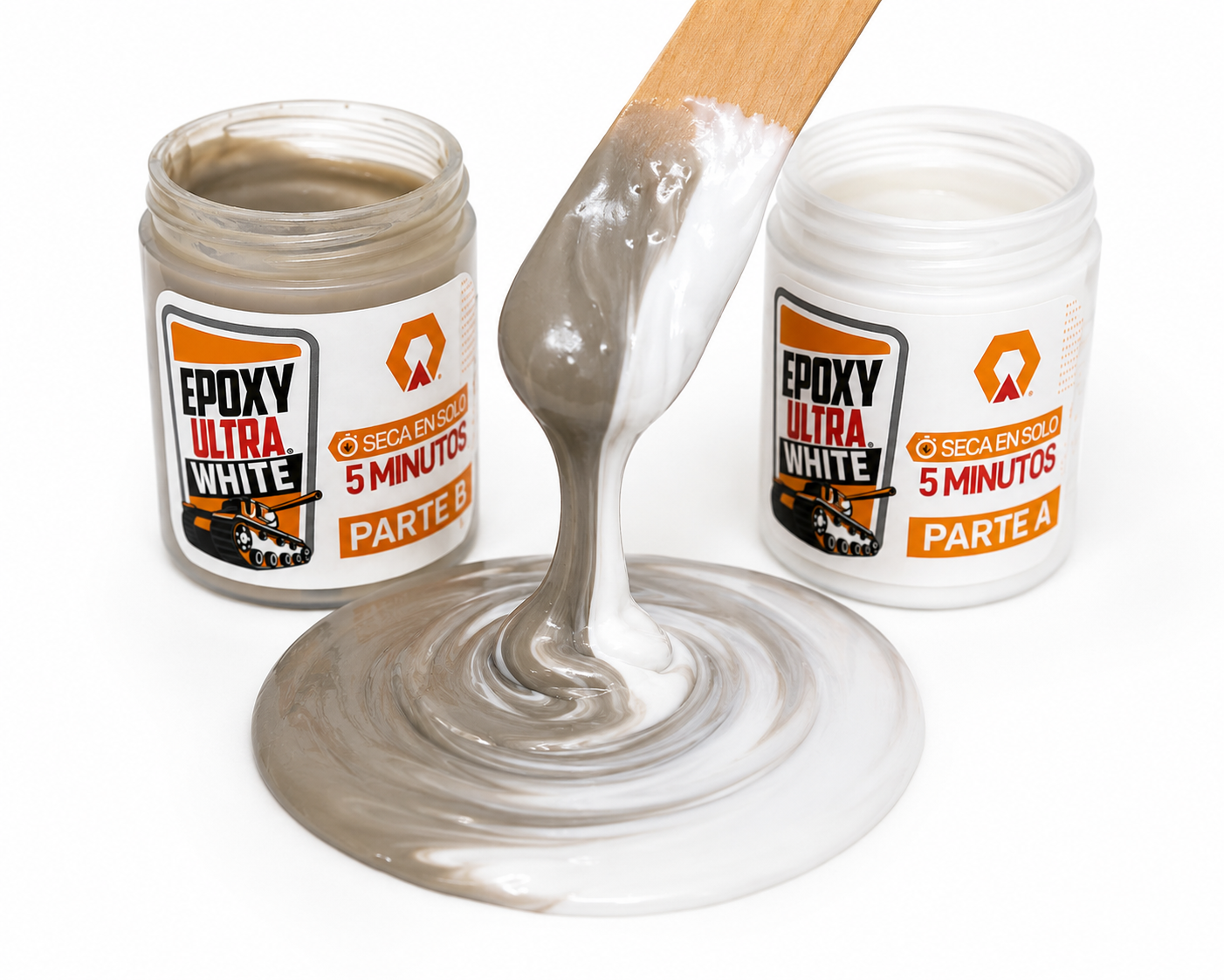 EPOXYCO ARA BOTE ULTRA WHITE   5 MINS