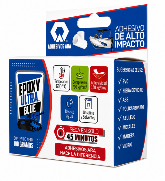 EPOXYCO ARA BOTE ULTRA BLUE   45 MINS