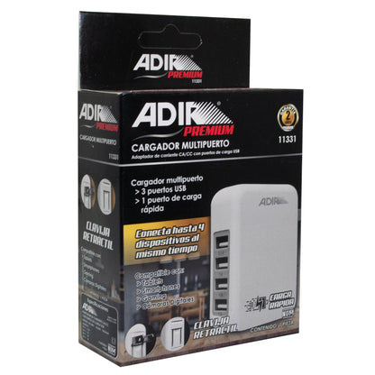 Cargador Usb Adir Multipuerto