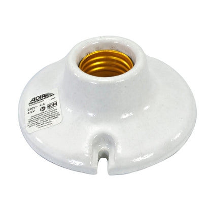 Soquet Adir Porcelana 4" Redondo
