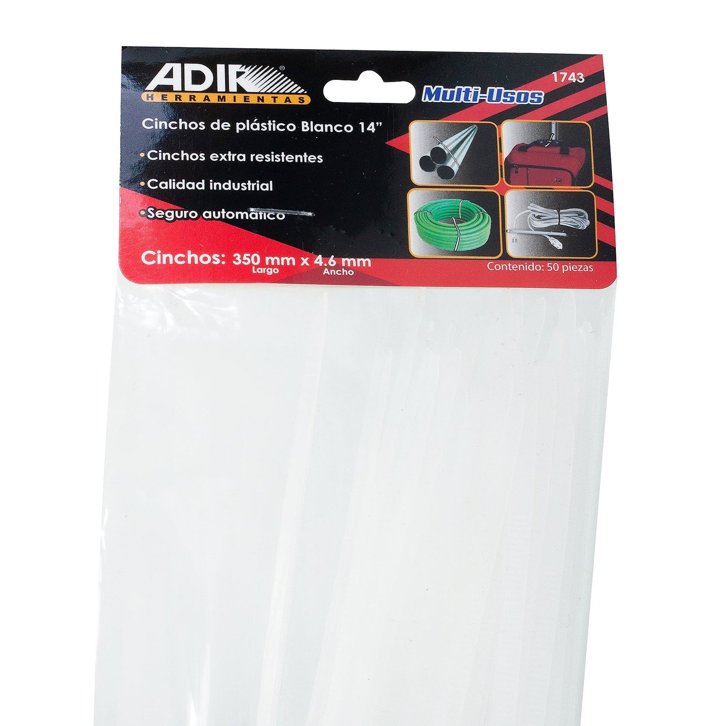 Cincho Adir Blanco 14  C/50 Pzas