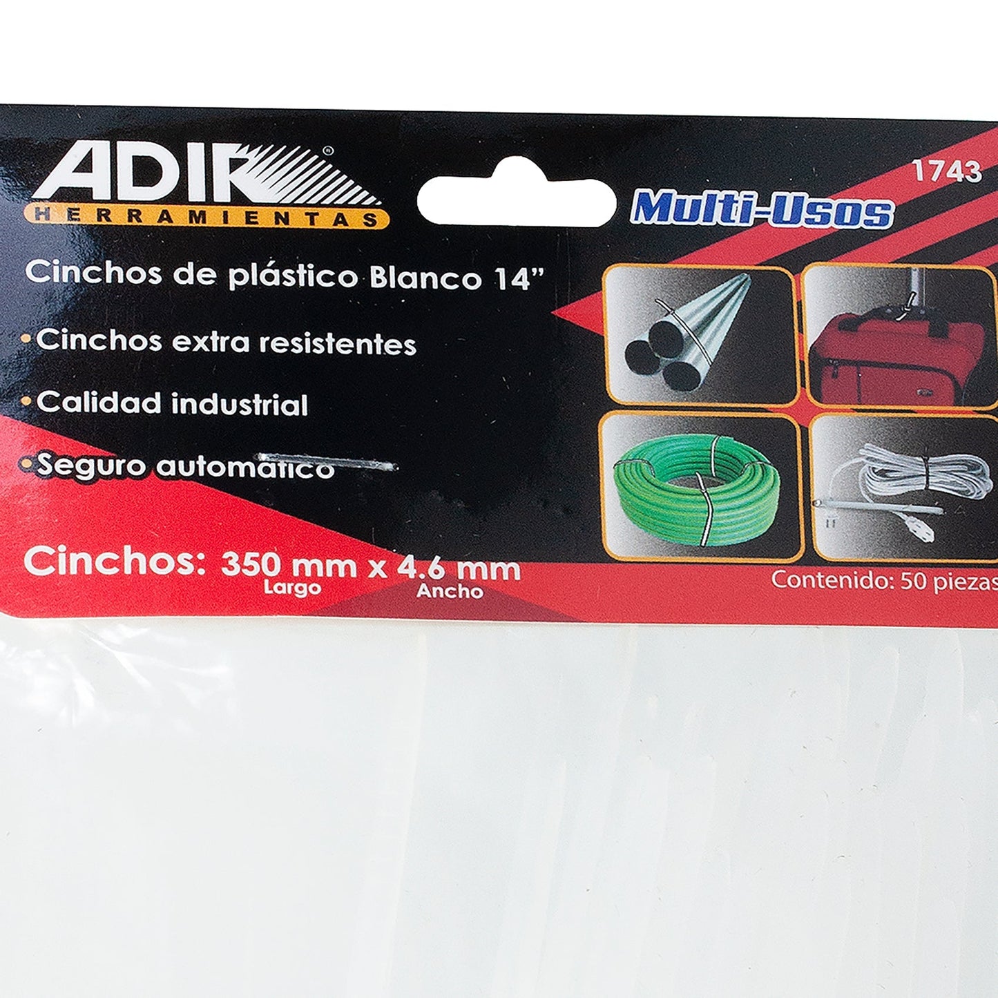 Cincho Adir Blanco 14  C/50 Pzas