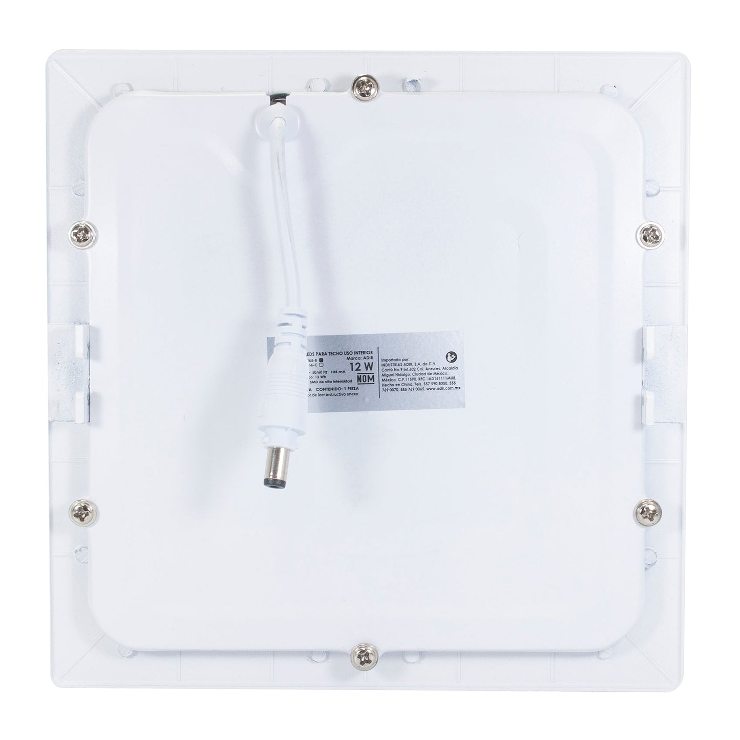 Empotrado Adir Extra Plano Cuadrado 3W Frio