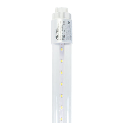 Tubo Adir Led Transparente Cristal 120Cm.21 W.Frio