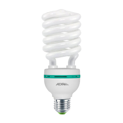 Foco Adir ahorrador espiral e27 65 watts. bco.