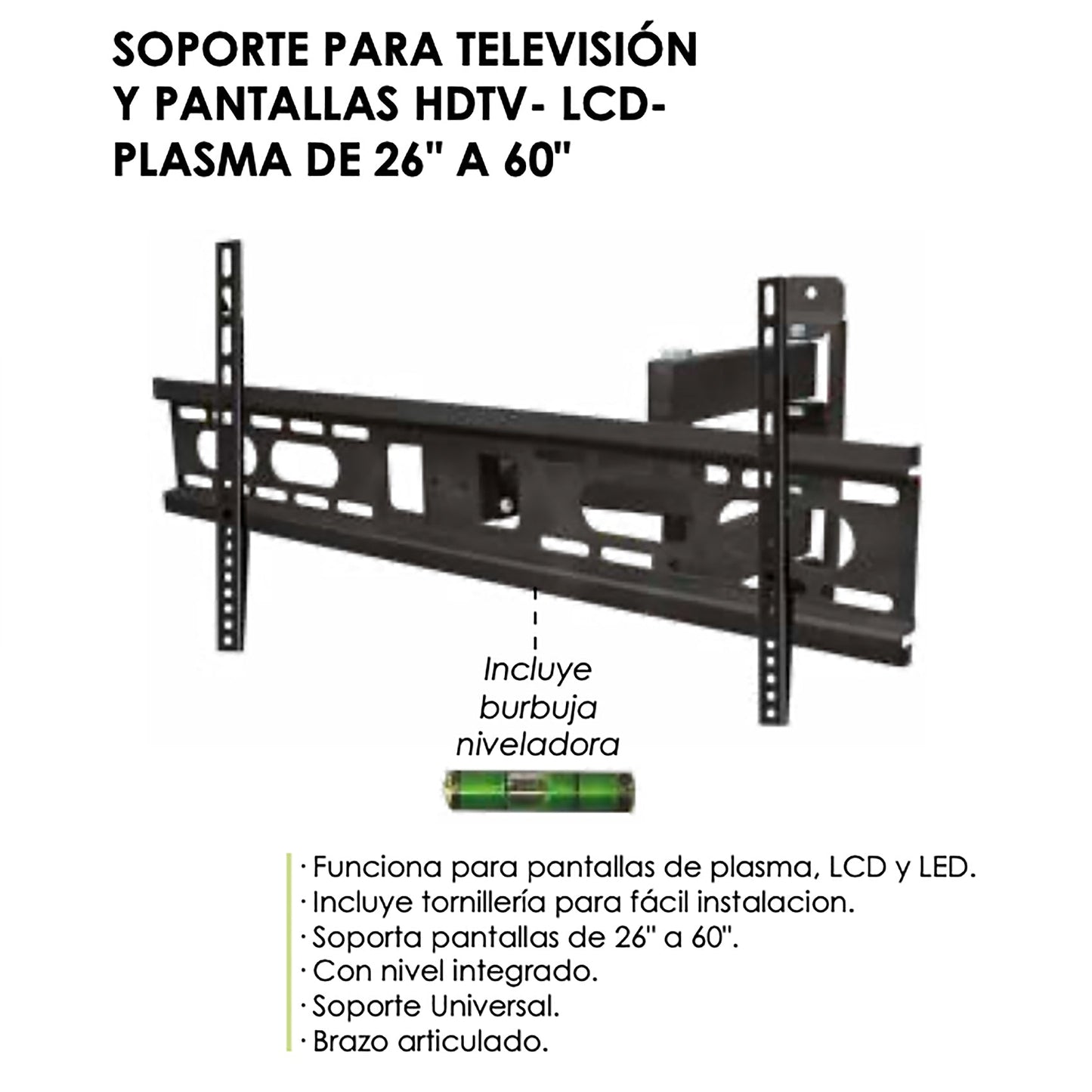 Soporte Adir Tv Plana  Lcd/Plasma 26-60"