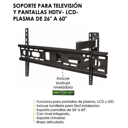 Soporte Adir Tv Plana  Lcd/Plasma 26-60"