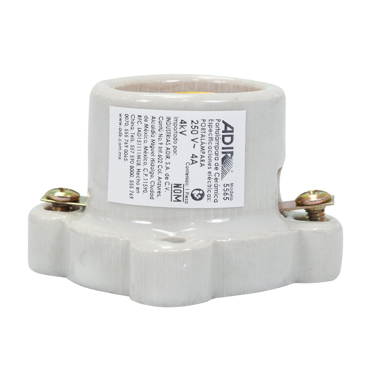 Soquet Adir Porcelana Cuadrado
