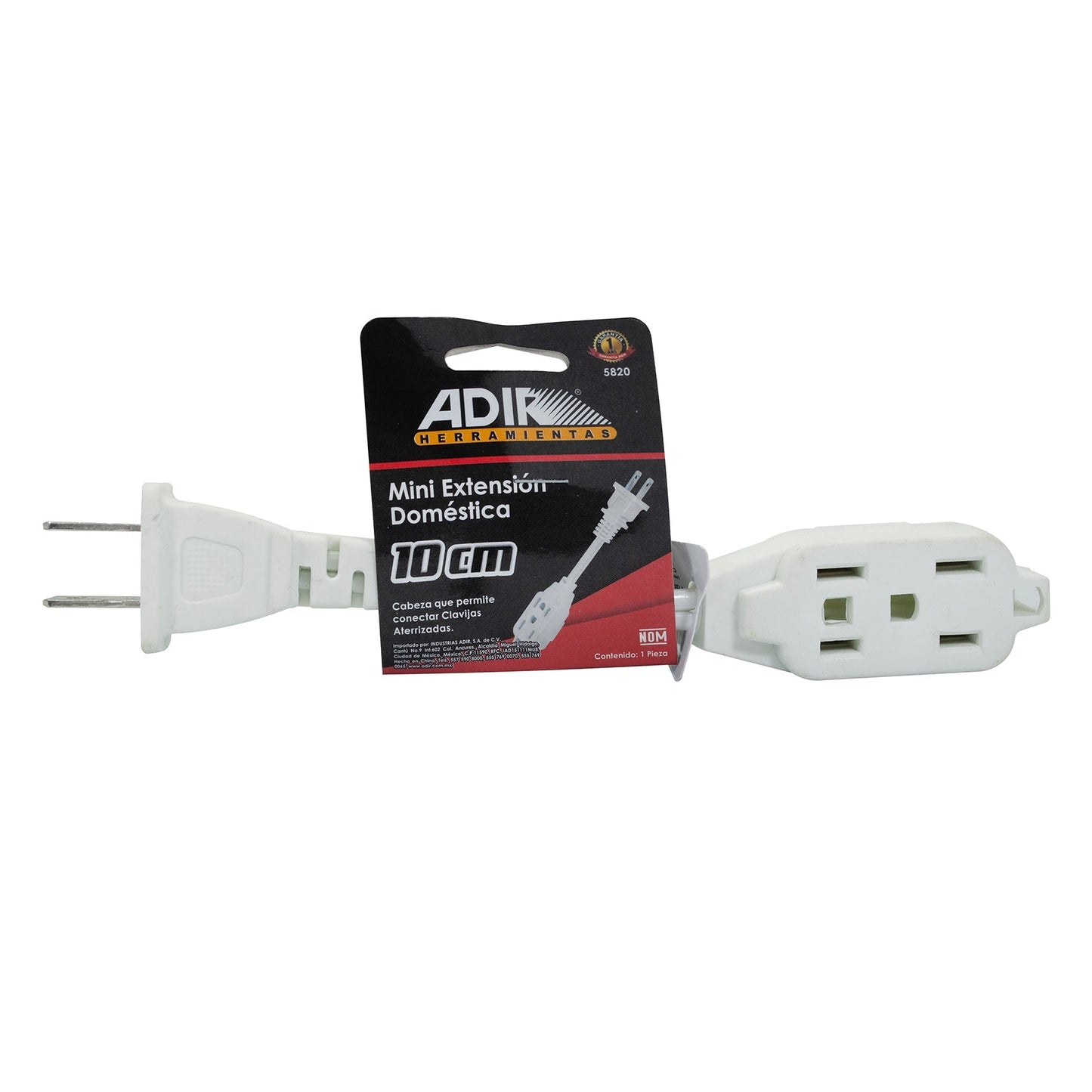 Extension Adir Corta Domestica 10 Cms