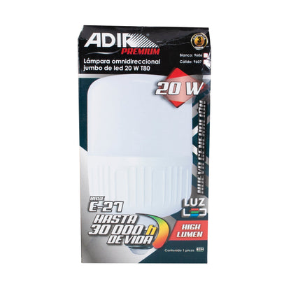 Foco Adir Bulbo Omnidireccional Led 20W