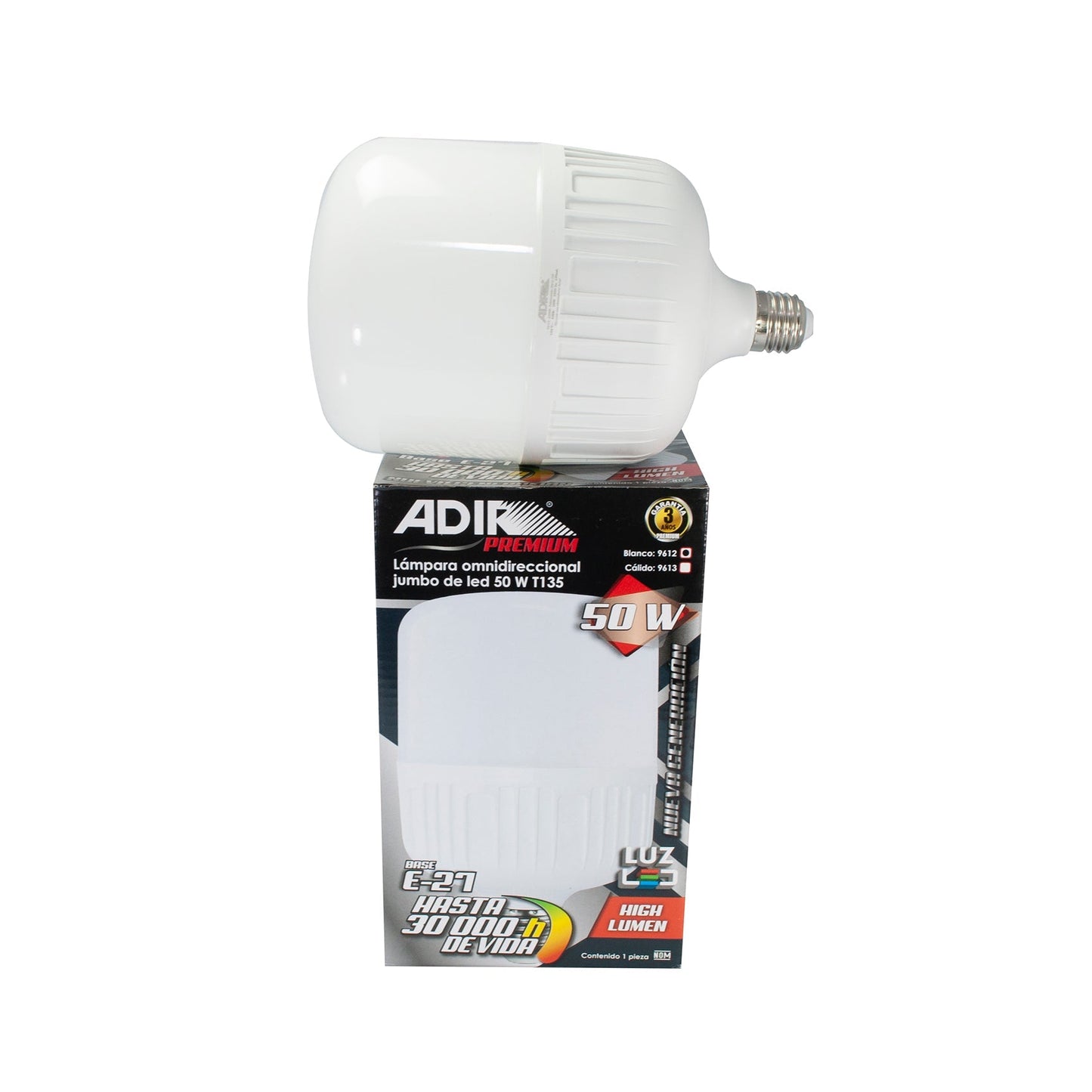 Foco Adir Bulbo Omnidireccional Led 50W