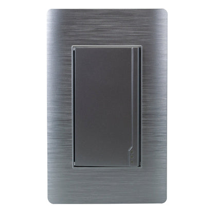 PLACA PINMARK ALUMINIO 1 APAGADOR ESCALERA