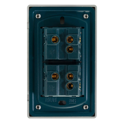 PLACA PINMARK ALUMINIO 2 APAGADORES ESCALERA