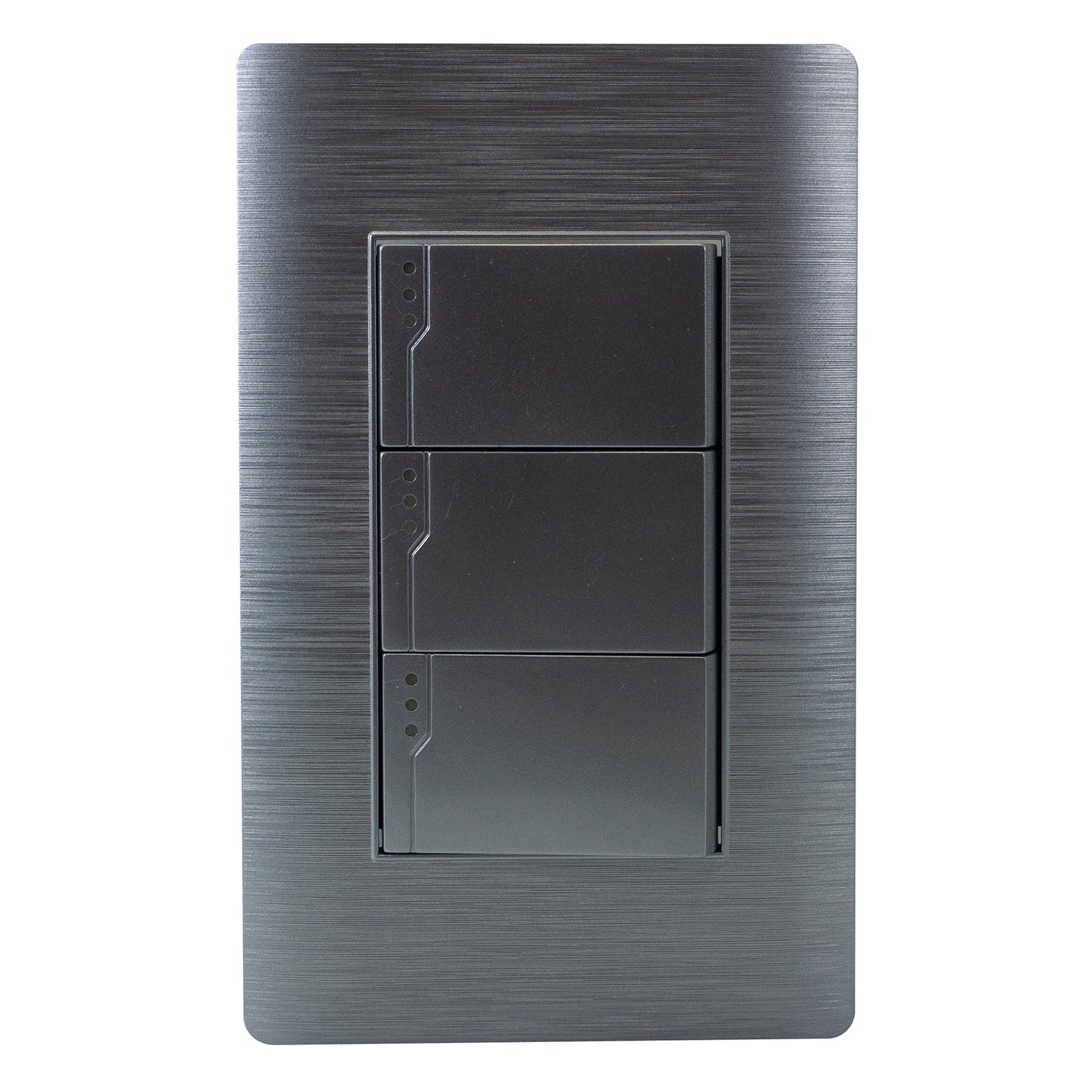 PLACA PINMARK ALUMINIO 3 APAGADORES SENCILLOS