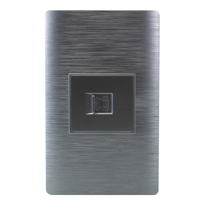 PLACA PINMARK ALUMINIO 1 MODULO TELEFONICO